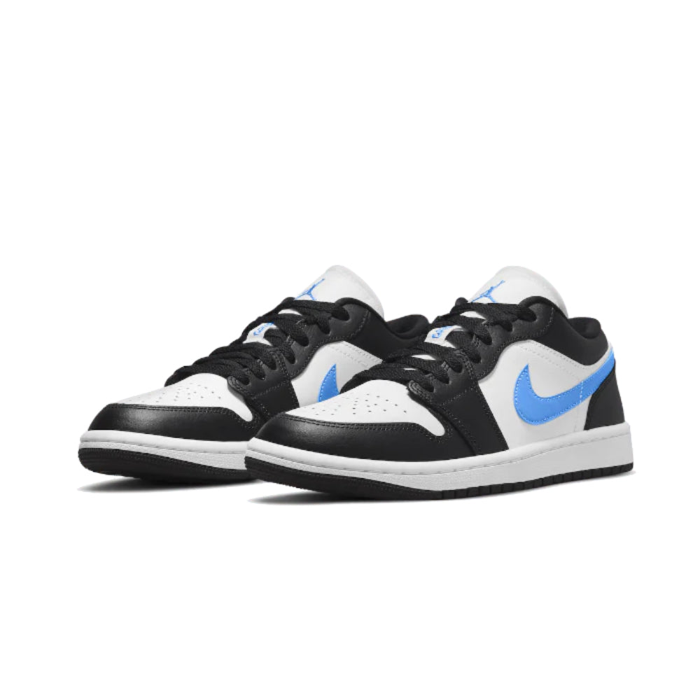 Jordan 1 Low Black University Blue White (W)
