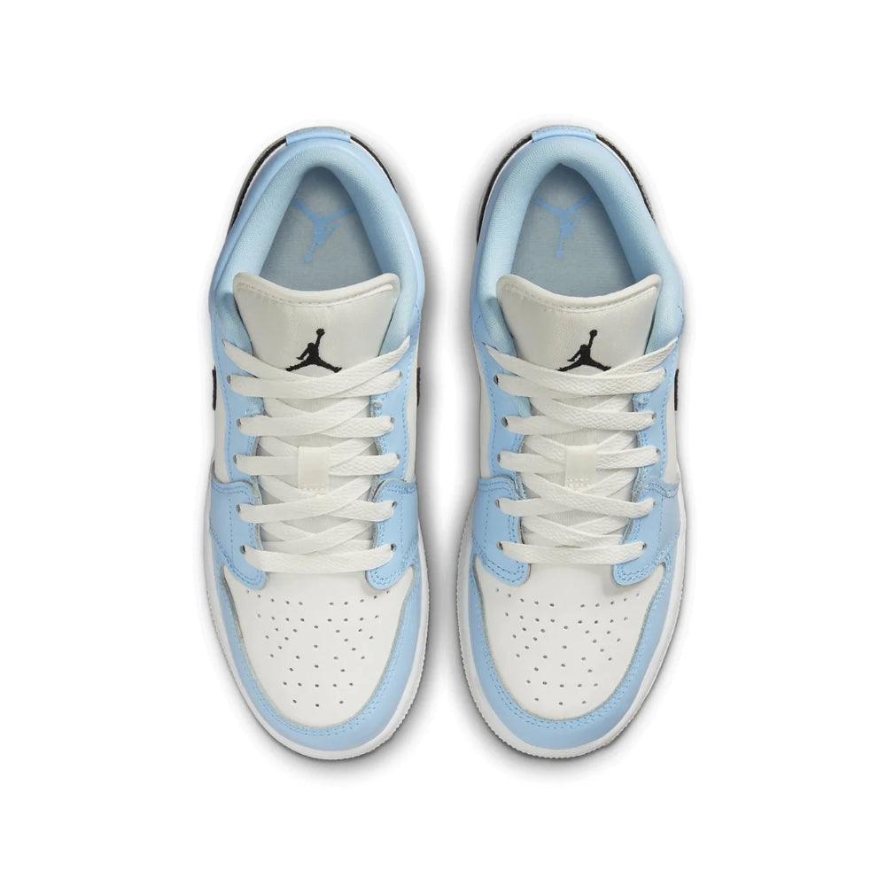 Jordan 1 Low Ice Blue Black (GS) - No Stop - Official Shop