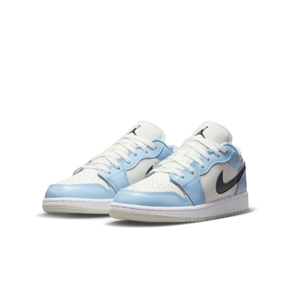 Jordan 1 Low Ice Blue Black (GS) - No Stop - Official Shop