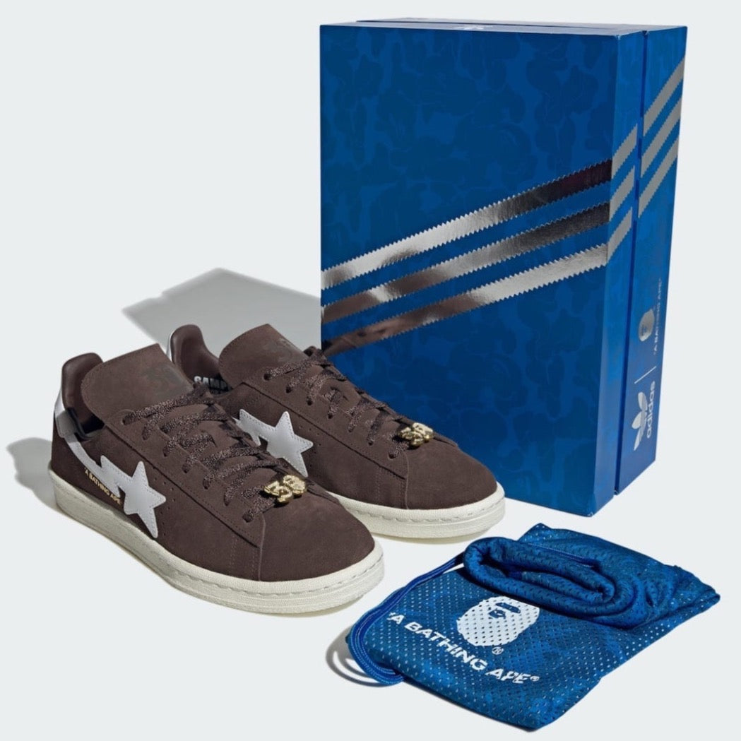 Adidas Campus 80s Bape Brown