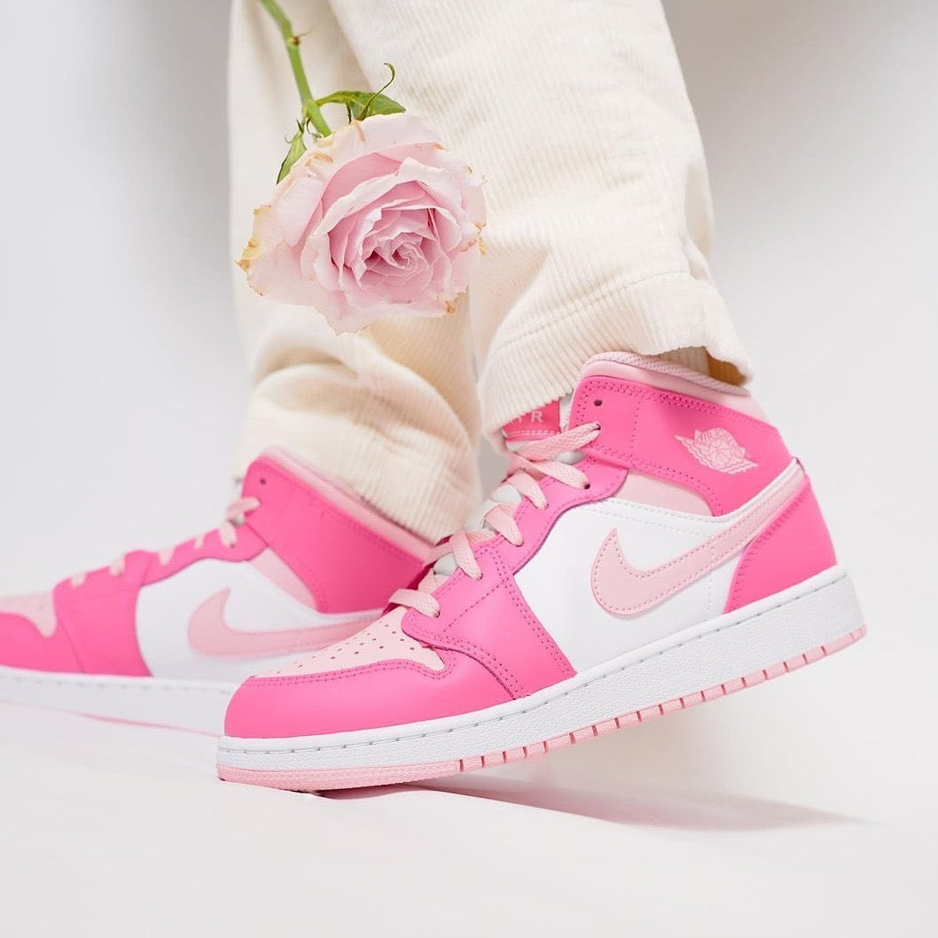 Jordan 1 Mid Fierce Pink