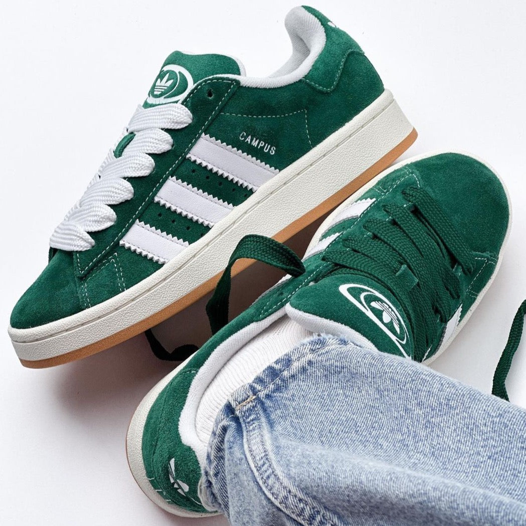 Adidas Campus 00s Dark Green Cloud White