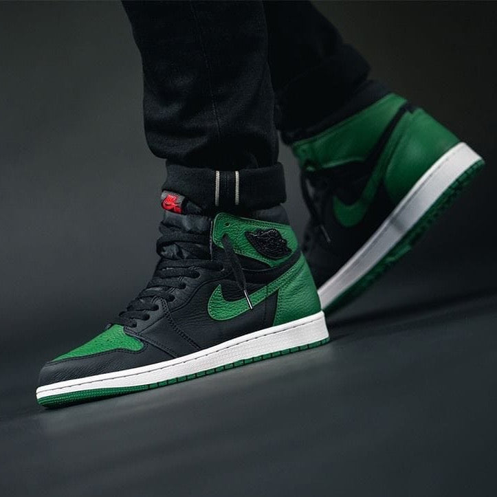 Jordan 1 Retro High Pine Green Black