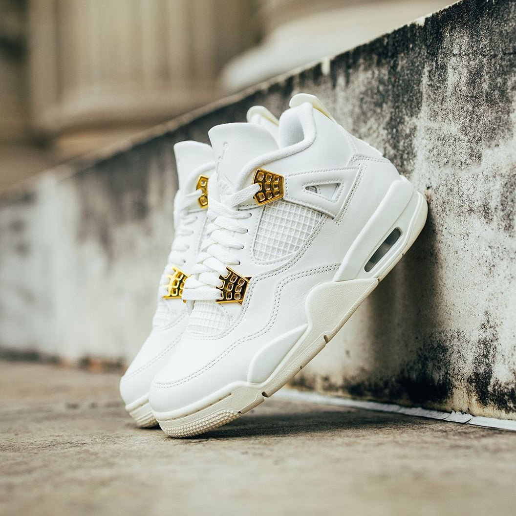 Jordan 4 Sail Metallic Gold