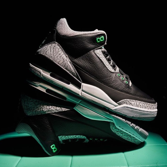 Jordan 3 Retro Green Glow