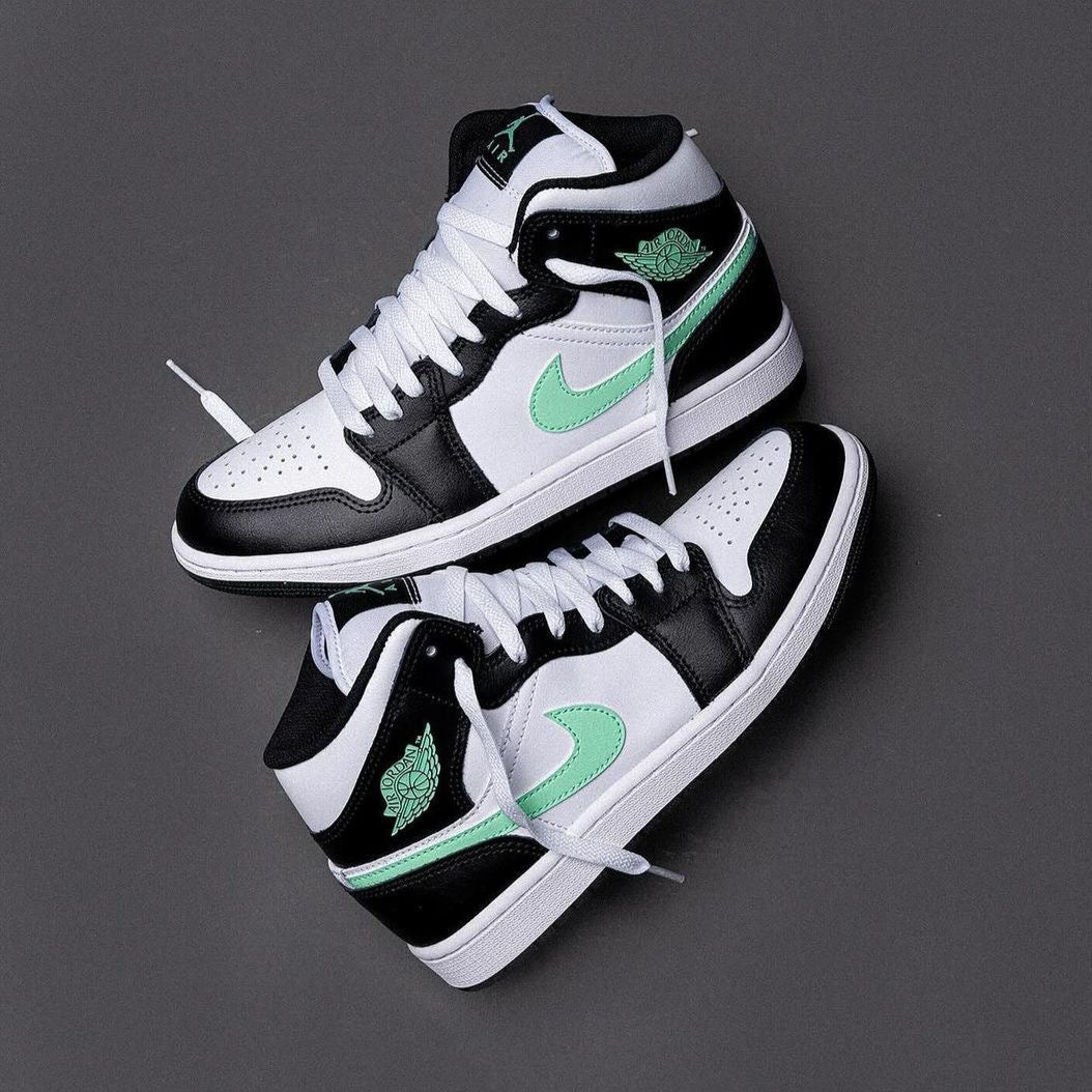 Jordan 1 Mid Green Glow