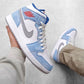 Jordan 1 Mid SE French Blue Light Steel