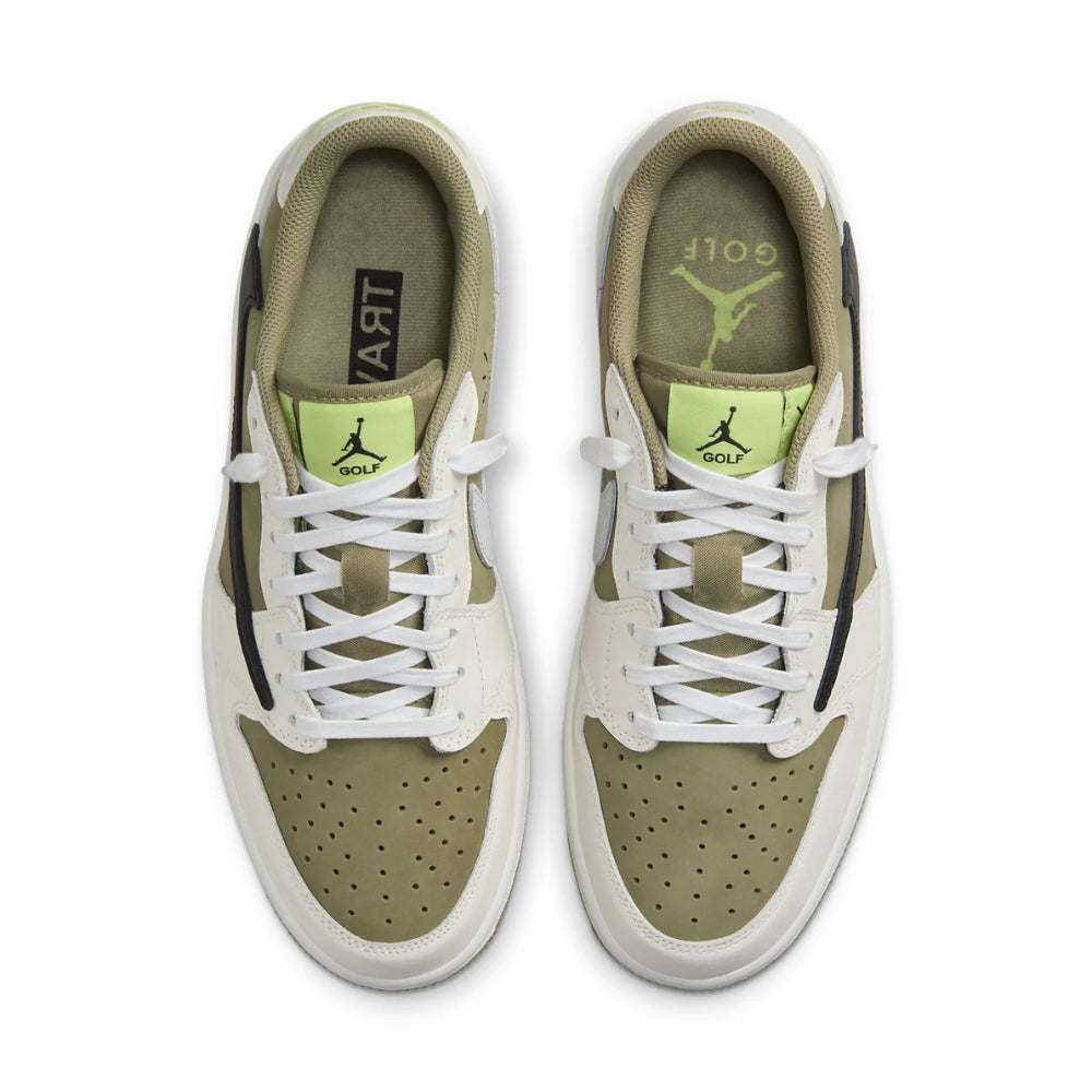 Jordan 1 Retro Low Golf Travis Scott Neutral Olive