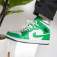 Jordan 1 Mid Lucky Green