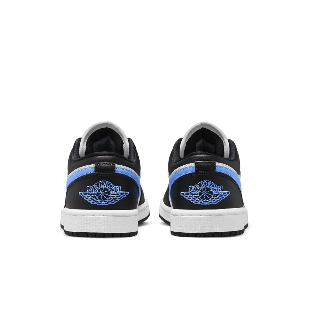 Jordan 1 Low Black University Blue White (W)