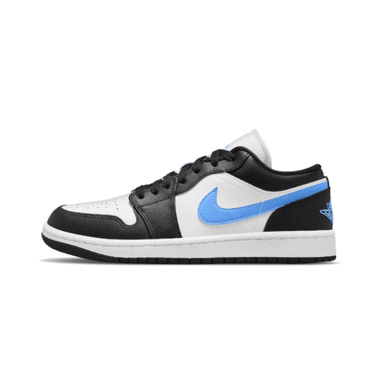 Jordan 1 Low Black University Blue White (W)