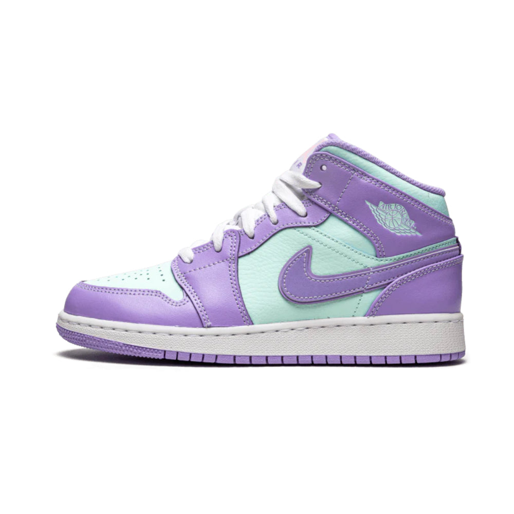 Jordan 1 Mid Purple Aqua