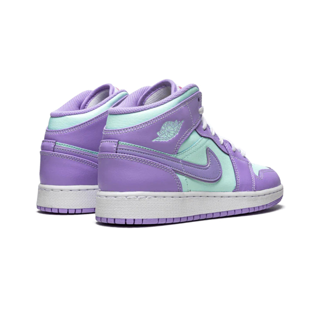 Jordan 1 Mid Purple Aqua