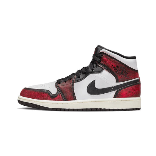 Jordan 1 Mid Wear-Away Chicago