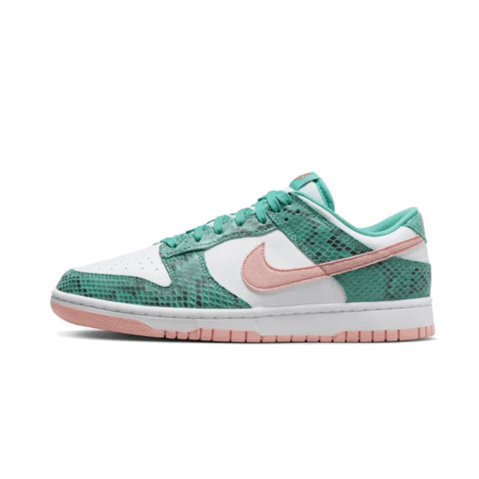 Nike Dunk Low Snakeskin Washed Teal Bleached Coral