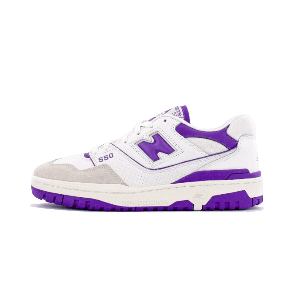 New Balance 550 White Purple - No Stop - Official Shop