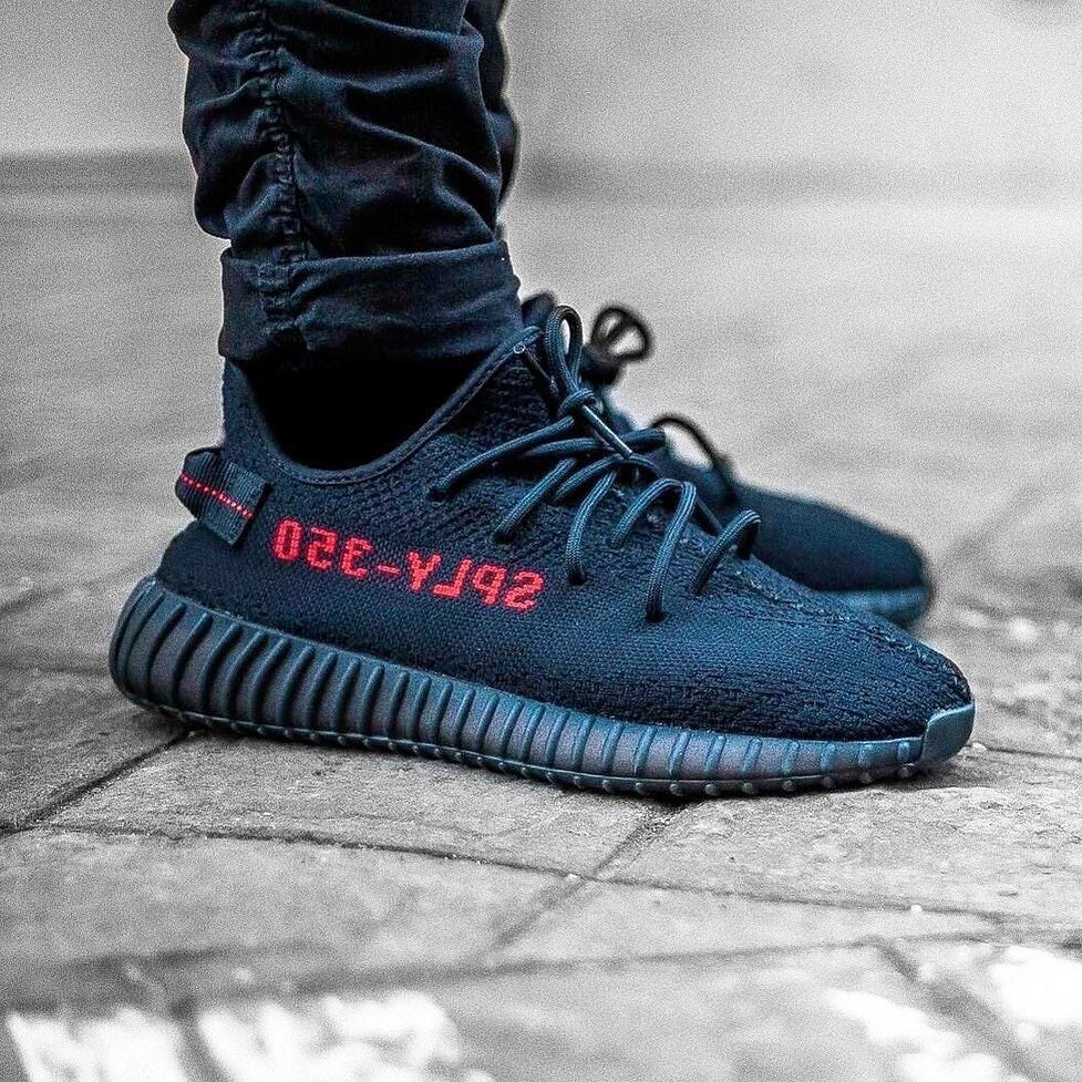 Adidas Yeezy Boost 350 V2 Black Red - No Stop - Official Shop