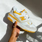 New Balance 550 Sea Salt Varsity Gold - No Stop - Official Shop